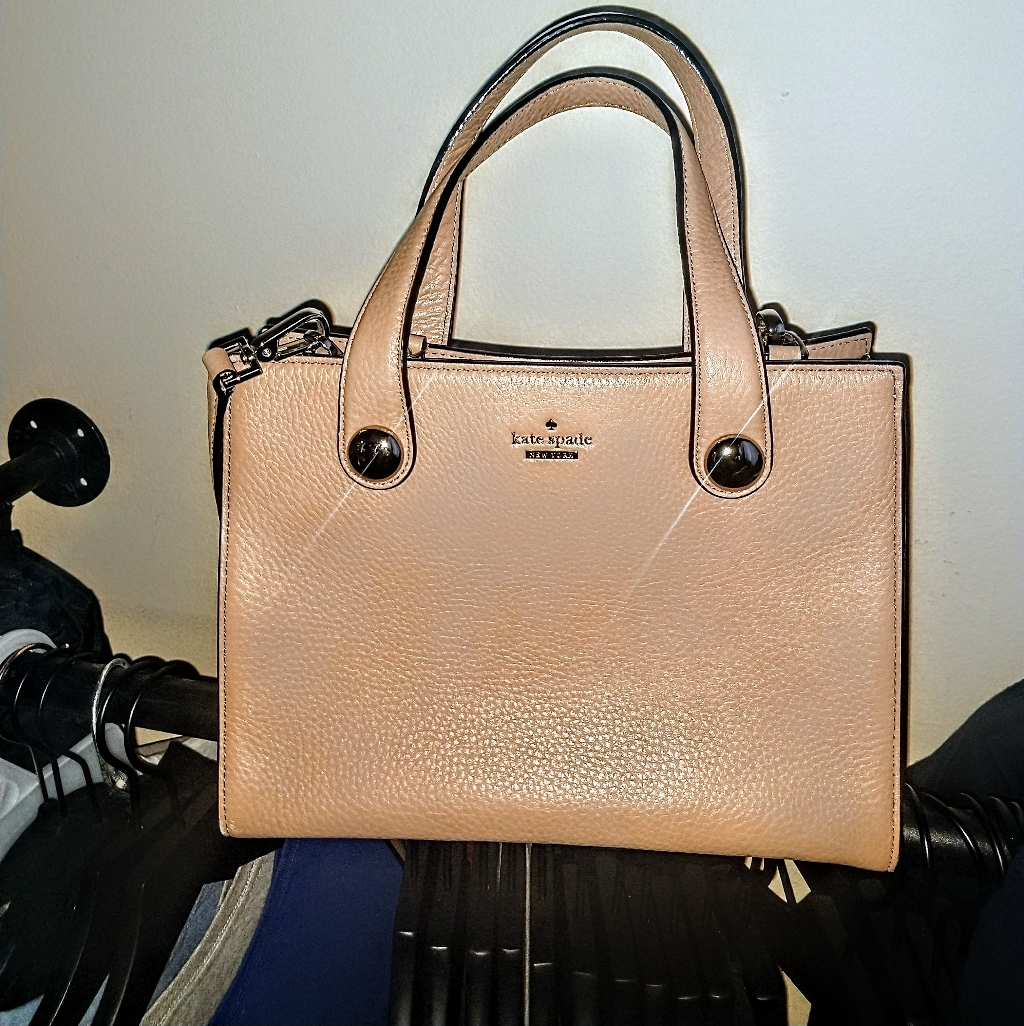 President Day Salekate Spade NudeTan Crossbody Tote